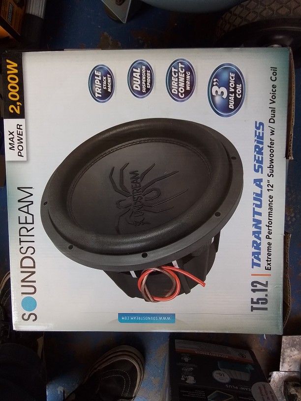 Sound Stream T5 12" Subwoofer 2000watt