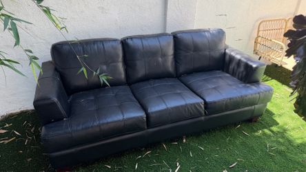 Leather couch