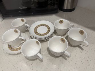 White Cup set
