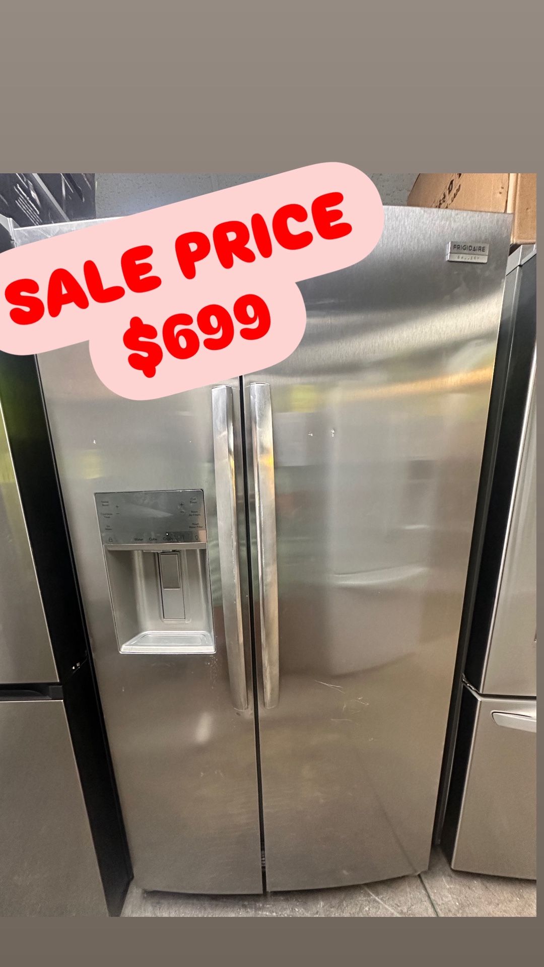 Frigidaire Side By Side Refrigerator