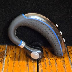Fimitech Wireless In Earhook Bluetooth Headset - Blue