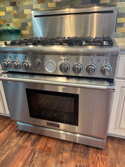 36 Inch Gas Stainless Steel Thermador Range