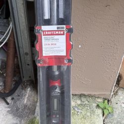 New Craftsman Digi Click Torque Wrench 1/2 Drive