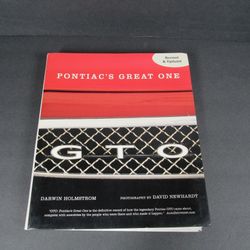 Pontiac’s Great One, GTO Revised 2010 By Darwin Holmstrom Book
