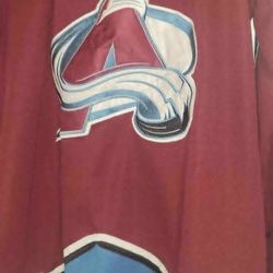 Authentic Mitchell & Ness 1996 Stanley Cup Colorado Avalanche Peter Forseberg Hockey Jersey Size L/XL