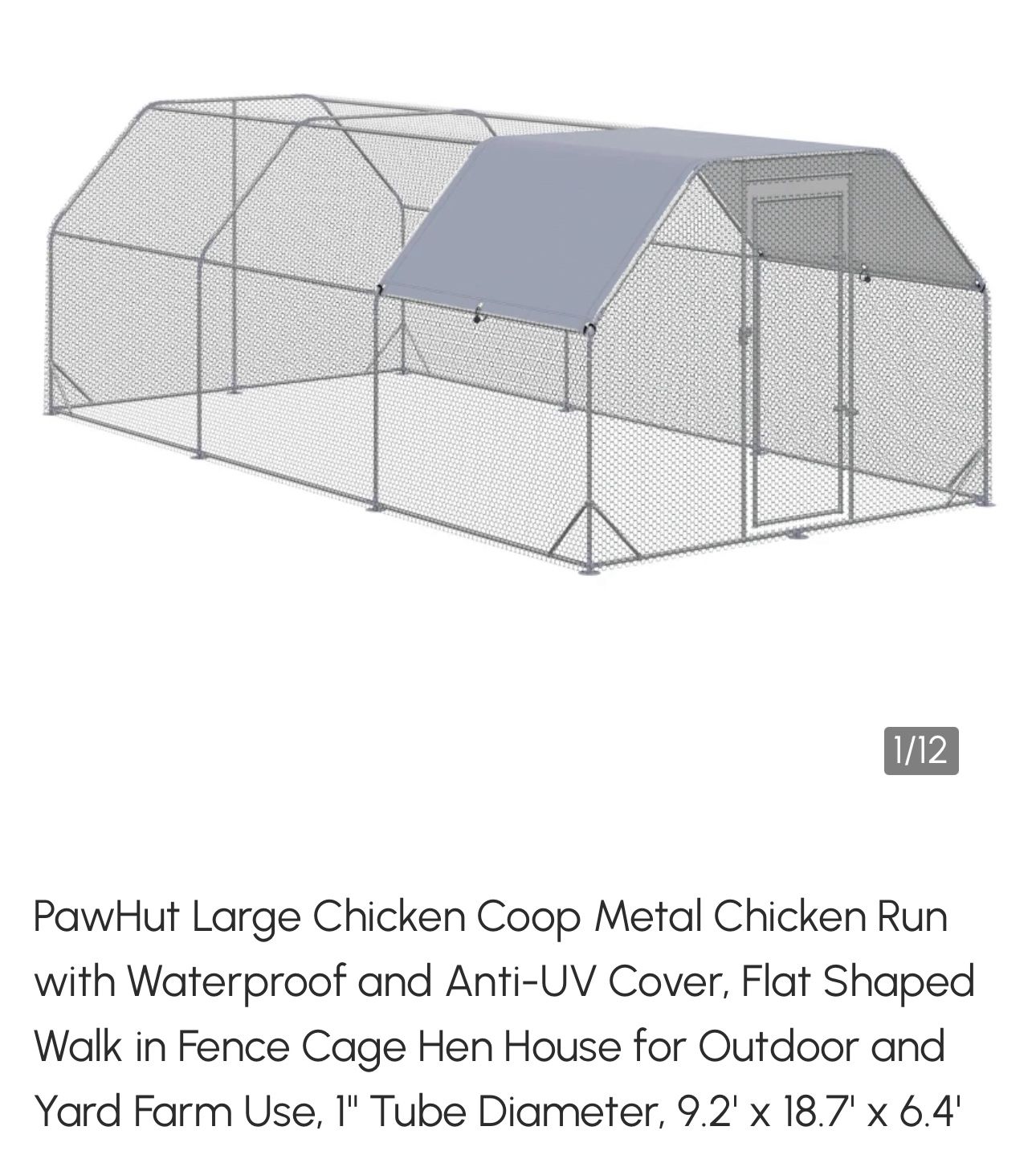 Large Chicken Coop Metal Chicken