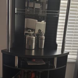Corner Bar Cabinet 