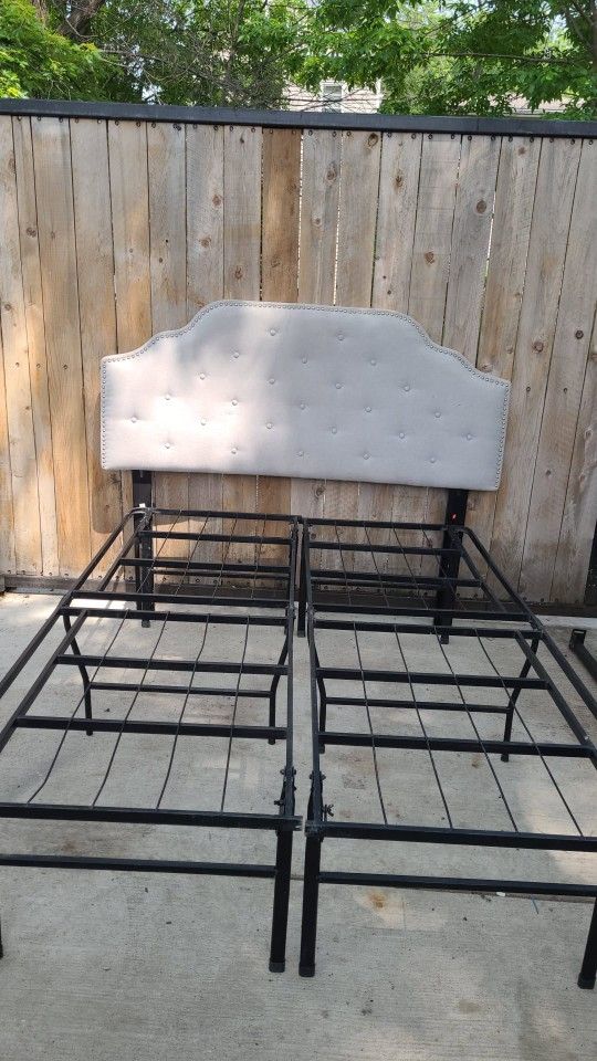 Nice Baseboard And Frame Metal Size Queen