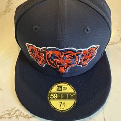 Chicago Bears New Era x John Geiger Misplaced Series 59FIFTY Fitted Hat - Navy Size 7 3/4