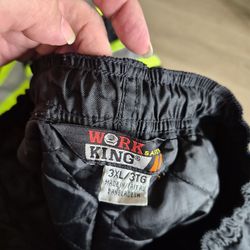 Tow pants waterproof reflectors on them brand new