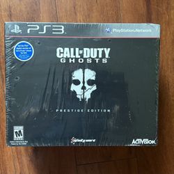 NEW Call of Duty Ghosts Prestige Edition PS3