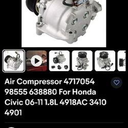 Air Compressor Honda Civic (contact info removed) 98(contact info removed)80 