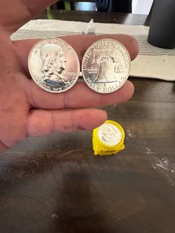 1958 D Franklin Half Dollar Silver Coin