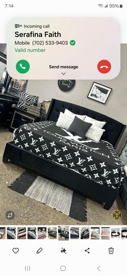 ✨️ King, Cal King, Queen Bed Frame ✨️ Furniture Sectionals, Bedrooms, Dining Avail