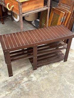 Bamboo shoe holder