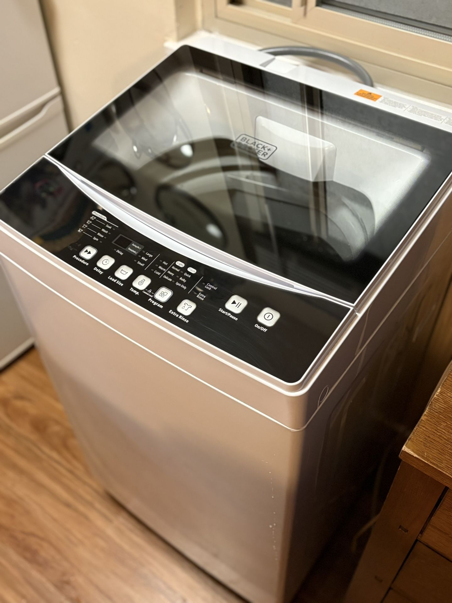 Black+Decker 1.7 cu.Ft portable washing machine