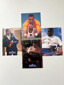 Pro Line 1991 Pro Line Portraits NFL Football Cards (4)