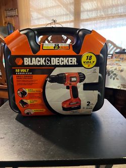 NEW…. BLACK+DECKER 18-Volt Nicad Cordless Drill