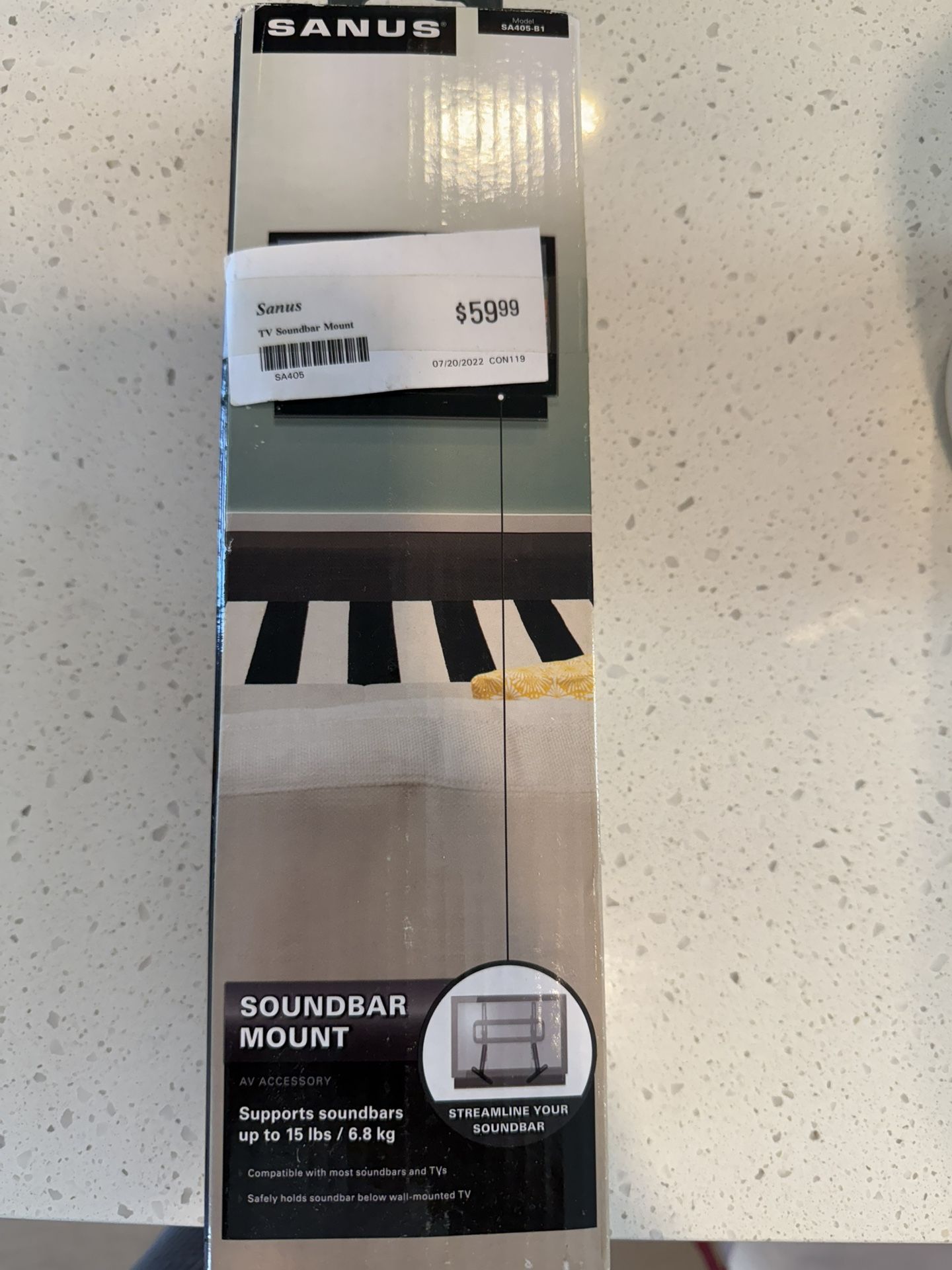 SANUS Universal Soundbar Mount – Model# SA405 B1 🎶📺