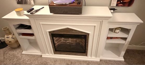 80" Electric Fireplace TV Stand for TVs Up to 90 Inch