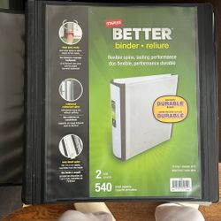 Two Binders: 2 In And 1 1/2 Binder 