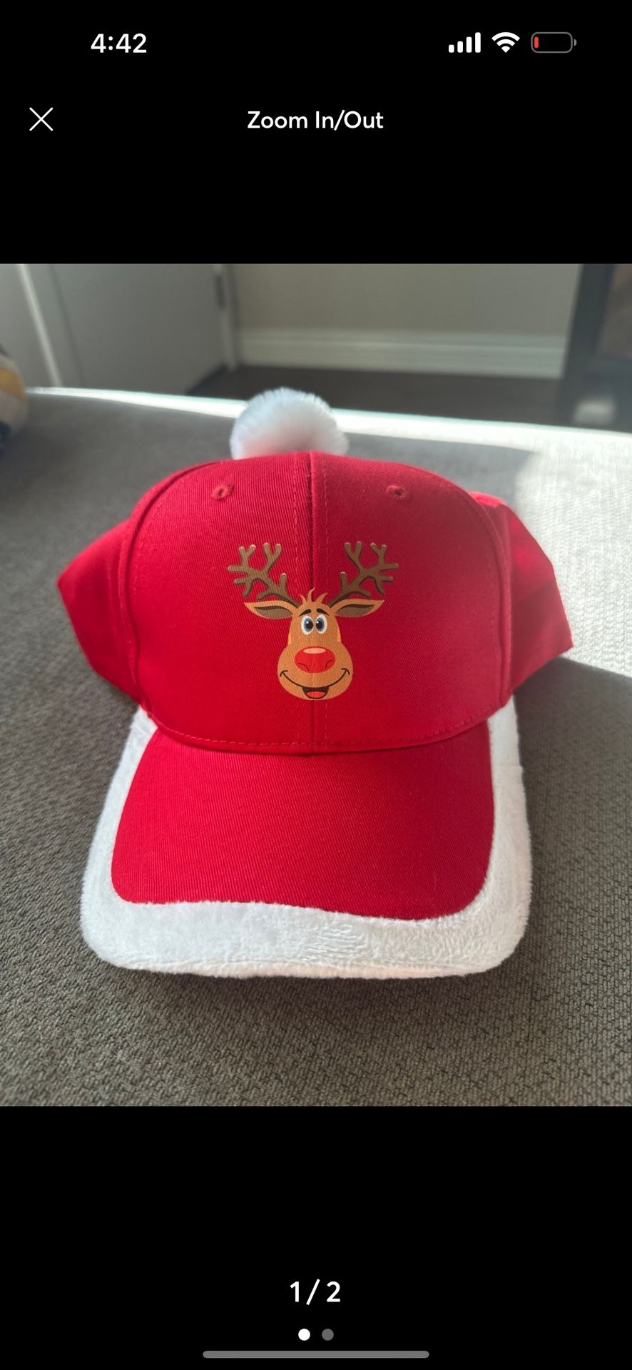 Christmas reindeer hat