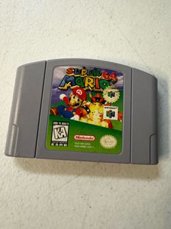 Nintendo 64 Super Mario 64 game