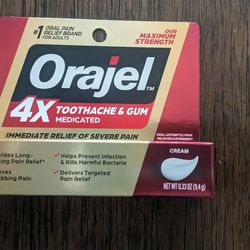 Orajel 4X Toothache & Gum Medicated 👍