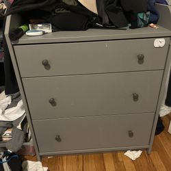 Grey IKEA Dresser