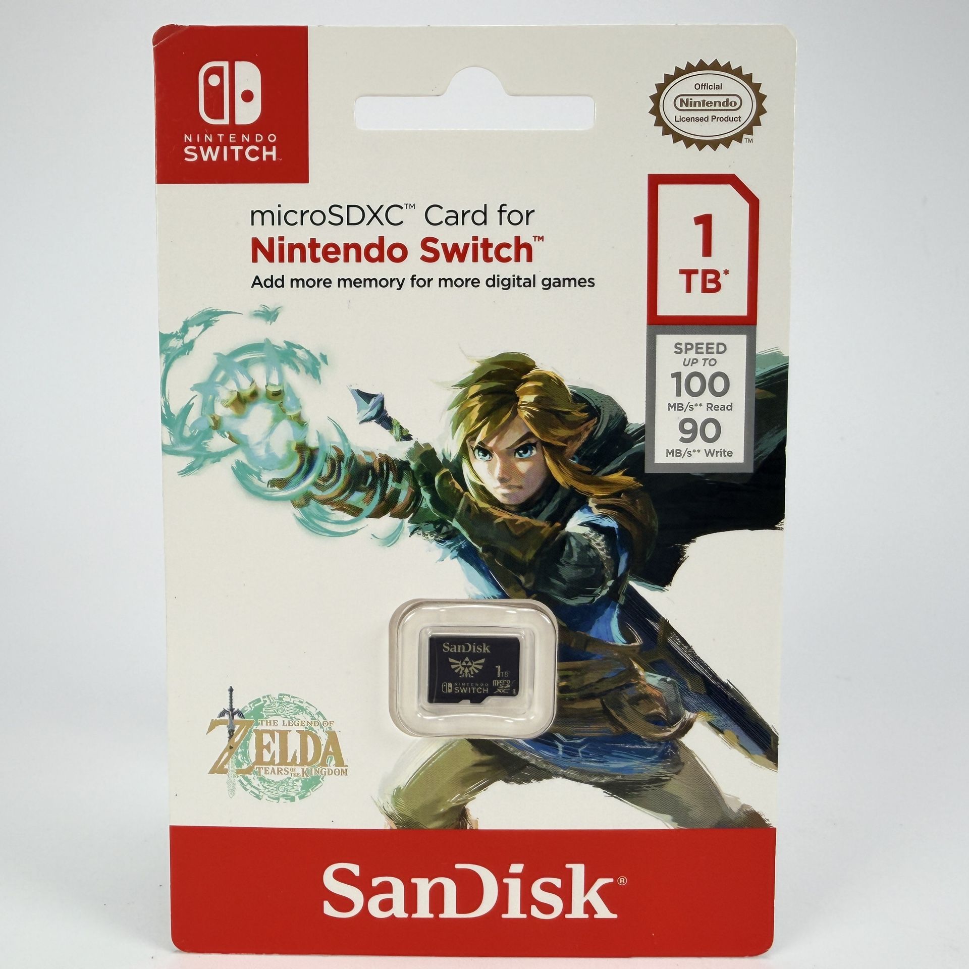 SanDisk Zelda Tears The Kingdom 1TB micro SDXC Memory Card Nintendo Switch NEW