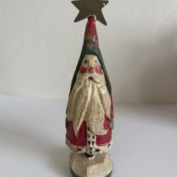 House of Hatten Santa Figurine - 1989 - Vintage Hand-Painted — 12" Tall