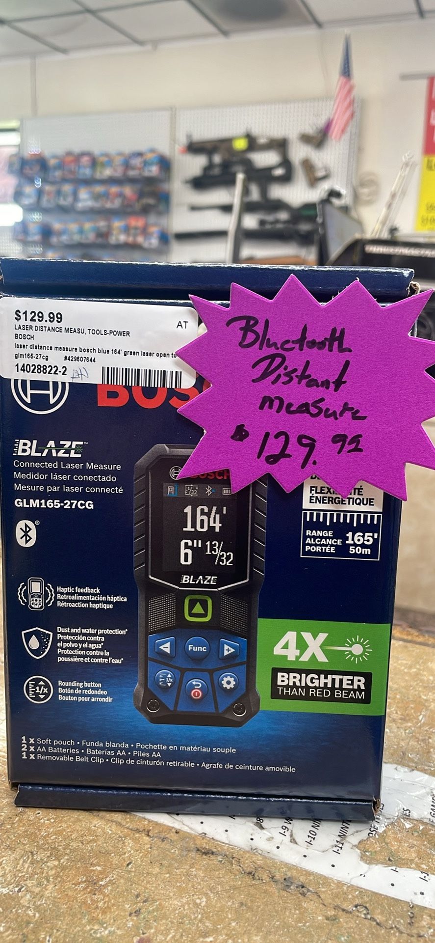 Bosch Blaze Laser Distance Measuring Tool