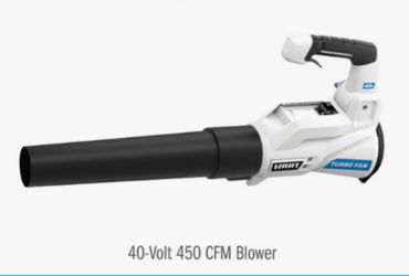 NEW Hart 40V Powerful Blower 450CFM (Tool Only)