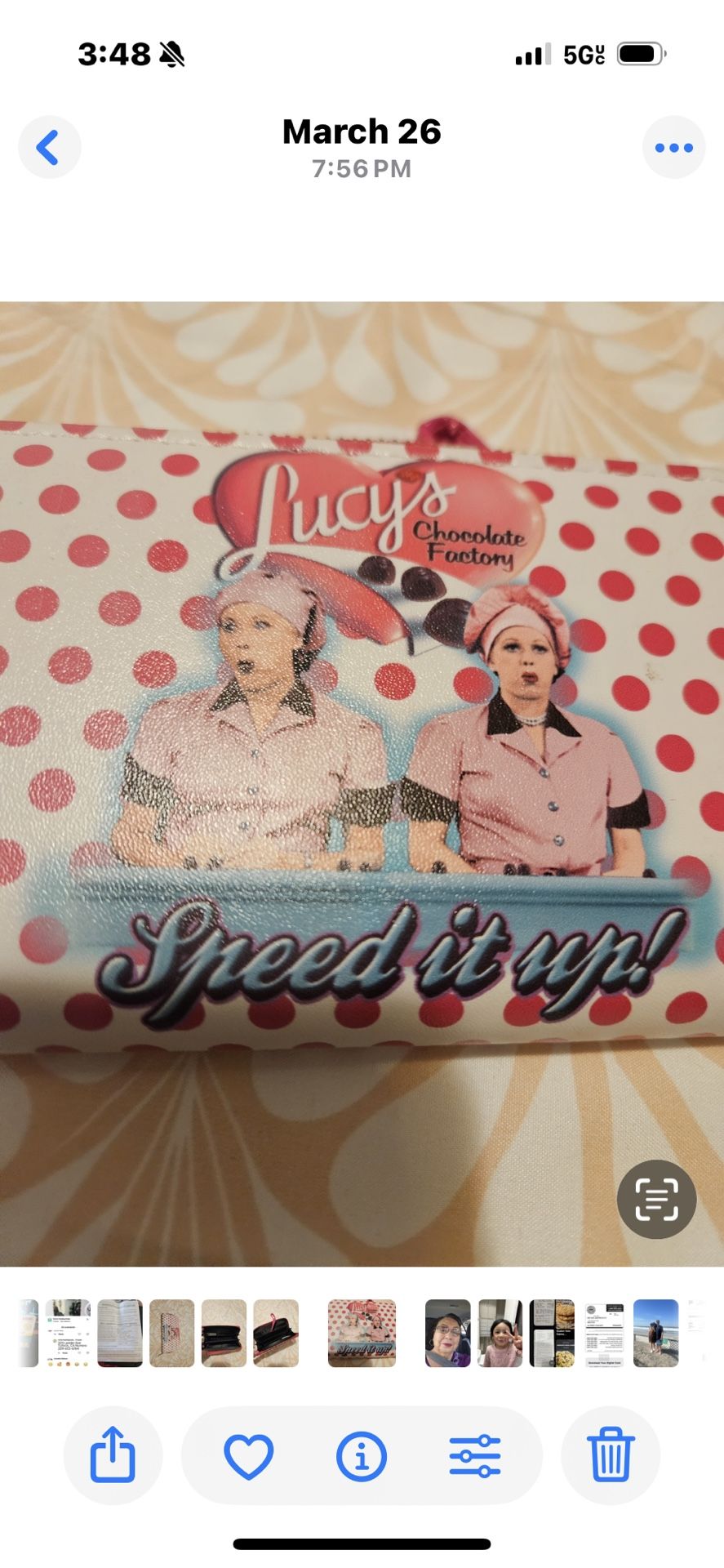 I Love Lucy Wallet