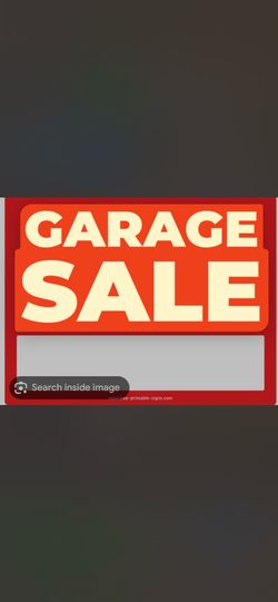 SATURDAY GARAGE SALE