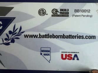 BATTLE BORN 100 Amp Lithium