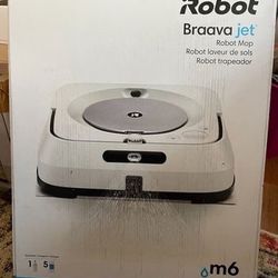 Braava jet m6 Robot Mop Wi-Fi Connected white Model m6110