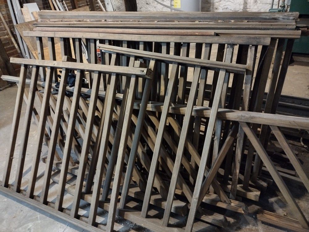 Wood Rail for Porch