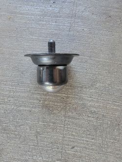 Steel leg furniture leveling foot