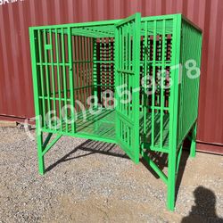 Large Elevated Dog Cage / Chicken Coop - Heavy Duty 62”x47”x65”