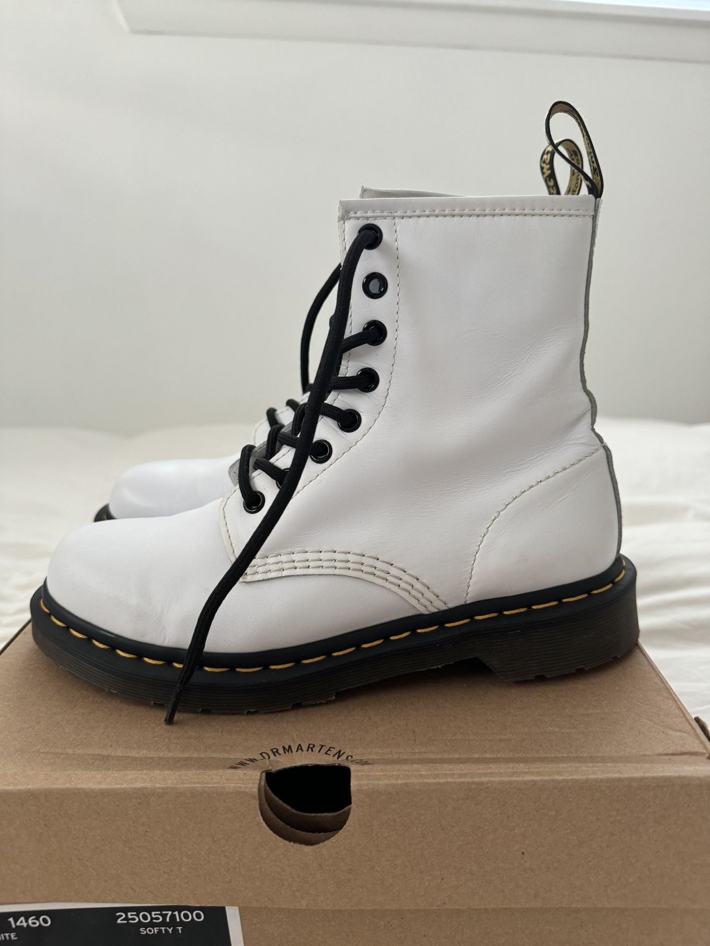 White Doc Marten Boots