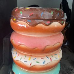 Doughnut Cookie jar And Wall deco