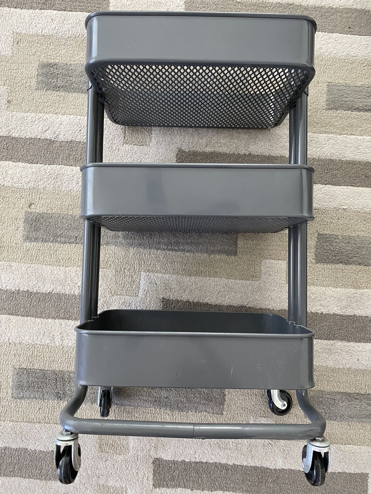 Metal Rolling Shelving Unit