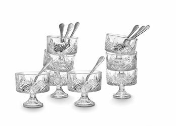 Godinger Dublin Crystal Tasters Trifle 16-Piece Set