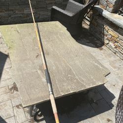 Saltwater surf casting rod 11 feet long needs a tension to hold a real on