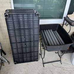 Plastic Shelving For Tier Comes With Supports Heavy Duty Plastic Good Shape