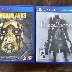 Pair Of Playstation 4 Games