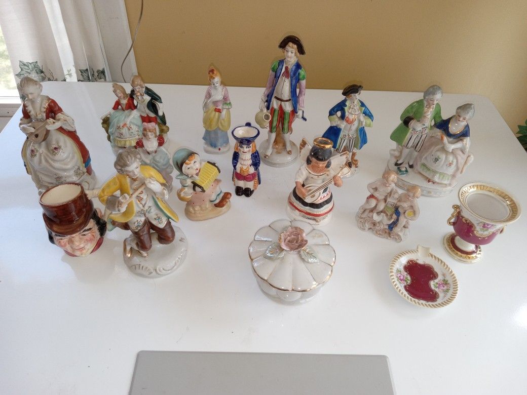 Made In Occupied Japan Antique Figurines