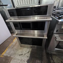 30" JENN AIR MICROWAVE OVEN COMBO STAINLESS STEEL 