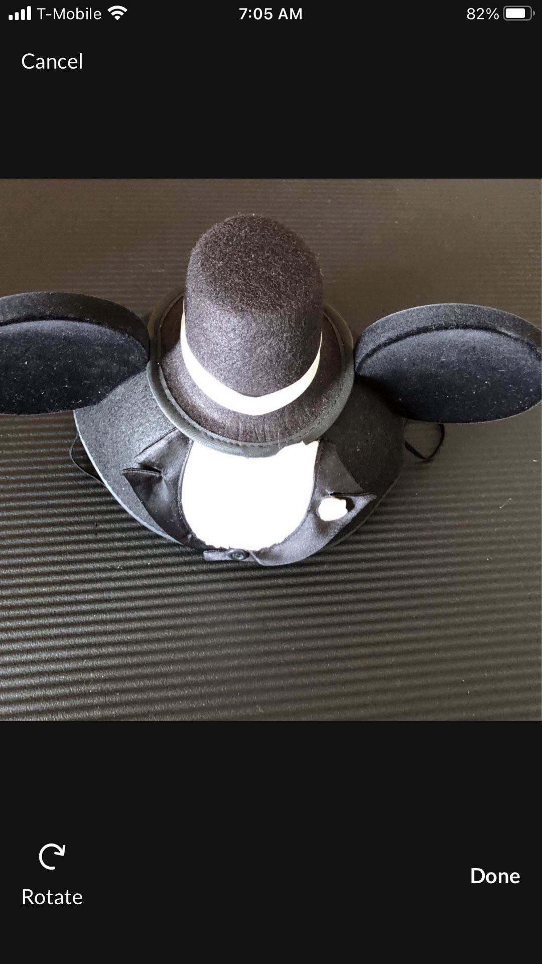 Mickey & Minnie Bride & Groom Hats. Great for pictures and wedding. Disneyland is opened!
